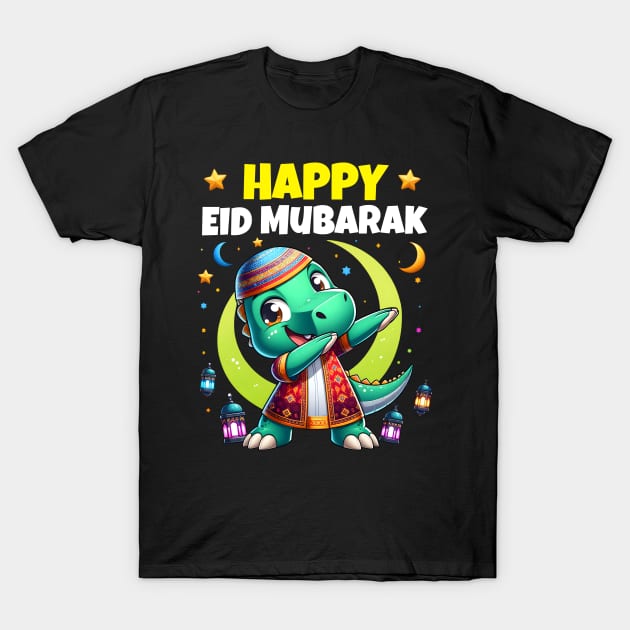 Eid Mubarak Blessed Feast Festival for Muslim Kids Boys T-Shirt by NUMAcreations